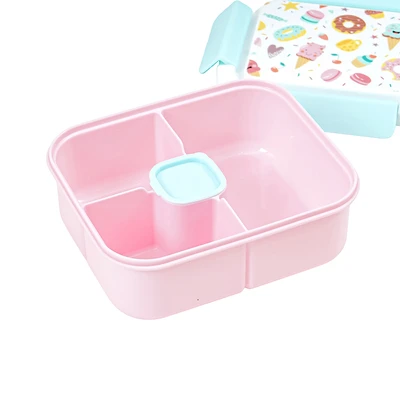 Gambar Appetite Savy Kotak Makan Dengan Botol Minum & Tas Thermal Set 3 pcs - Pink