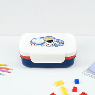 Gambar Appetite Sena Kotak Makan 6 Sekat Astronaut Set 4 pcs  - Biru