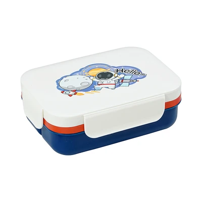 Gambar Appetite Sena Kotak Makan 6 Sekat Astronaut Set 4 pcs  - Biru