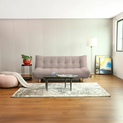 Gambar Nordia Siv Sofa Bed Fabric - Cokelat Muda