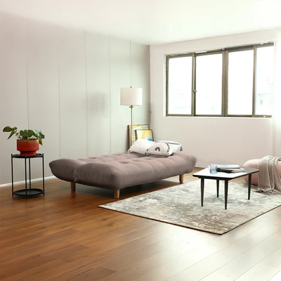 Gambar Nordia Siv Sofa Bed Fabric - Cokelat Muda