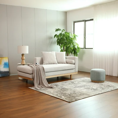 Gambar Nordia Baguette Sofa Bed Fabric - Krem