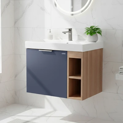 Gambar Acroz Amora Set Kabinet Kamar Mandi PVC - Mix