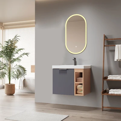 Gambar Acroz Amora Set Kabinet Kamar Mandi PVC - Mix