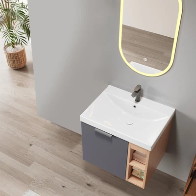 Gambar Acroz Amora Set Kabinet Kamar Mandi PVC - Mix