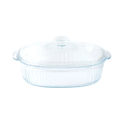 Gambar Appetite Alena Wadah Saji Casserole Kaca Rectangular 2.8 Liter Transparan
