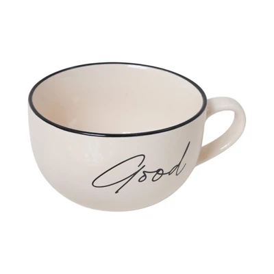 Gambar Appetite Koby Perlengkapan Makan Porcelain Set 3 pcs - Krem/Hitam