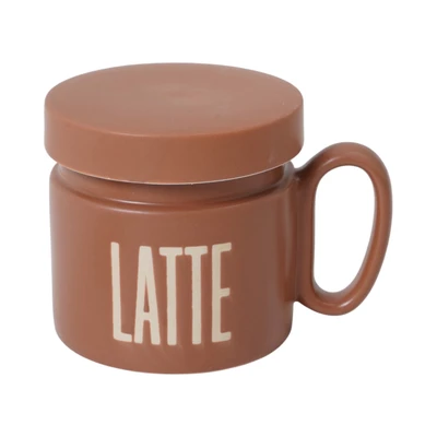 Gambar Appetite Kona Mug Porcelain Dengan Tutup 380 ml Set 2 pcs - Mix