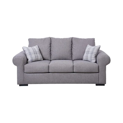 Gambar Ashley Dolce Sofa Fabric 3 Seater - Cokelat Muda