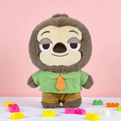 Gambar Disney 25 cm Zootopia Boneka Plush Flash - Abu-abu