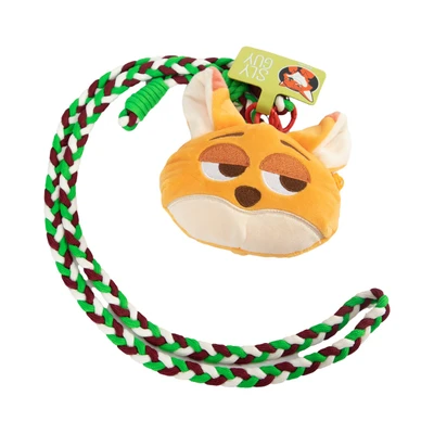 Gambar Disney Zootopia Pouch dengan Lanyard Plush Nick - Orange