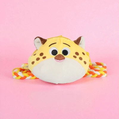 Gambar Disney Zootopia Pouch dengan Lanyard Plush Clawhauser - Kuning
