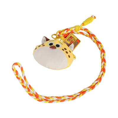 Gambar Disney Zootopia Pouch dengan Lanyard Plush Clawhauser - Kuning