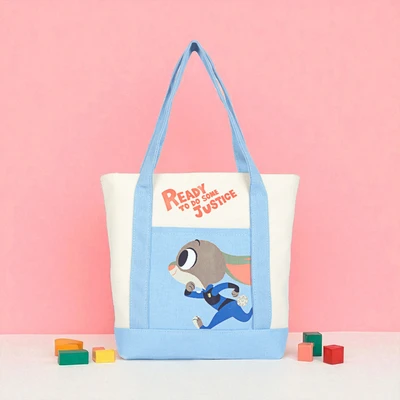 Gambar Disney Zootopia Tote Bag Judy - Biru