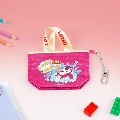 Gambar Disney Toy Story Tas Tangan Mini Woven Lotso - Pink