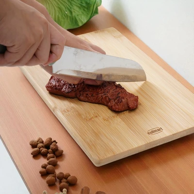 Gambar Culinart Set 2 Pcs Talenan Bambu Rectangle - Cokelat