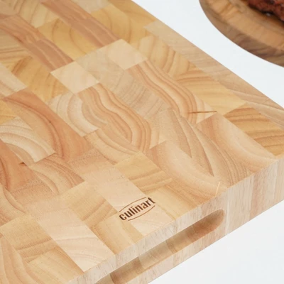 Gambar Culinart 35x25x4 cm Talenan Kayu Rectangle - Cokelat