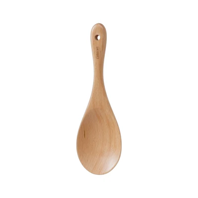 Gambar Culinart 21 cm Sendok Nasi Kayu Beech - Cokelat Muda