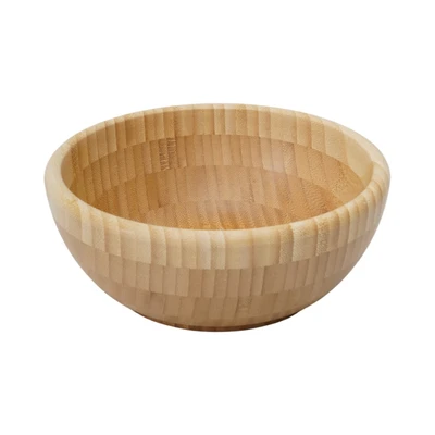 Gambar Culinart Mangkuk Salad Serat Bambu 20.3 cm - Cokelat