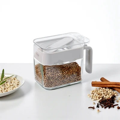 Gambar Culinart 300 ml Tempat Bumbu Dapur Kaca - Abu-abu