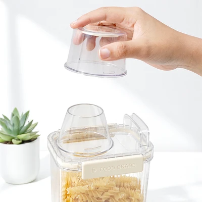 Gambar Culinart Wadah Makanan Dengan Corong 1.8 Liter Transparan