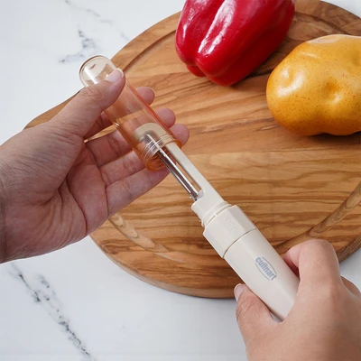 Gambar Culinart Set Pisau & Alat Pengupas Multifungsi 18.2 cm - Putih Ivory