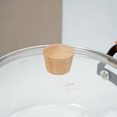 Gambar Culinart Panci Kaca Borosilika 20 cm Transparan