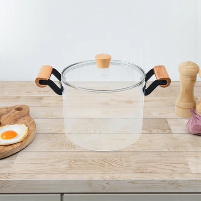 Gambar Culinart Panci Kaca Borosilikat 20 cm Transparan