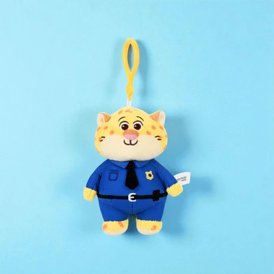 Gambar Disney Zootopia Gantungan Kunci Clawhauser - Cokelat