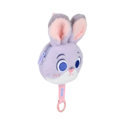 Gambar Disney Zootopia Dompet Koin dengan Gantungan Plush Judy - Abu-abu
