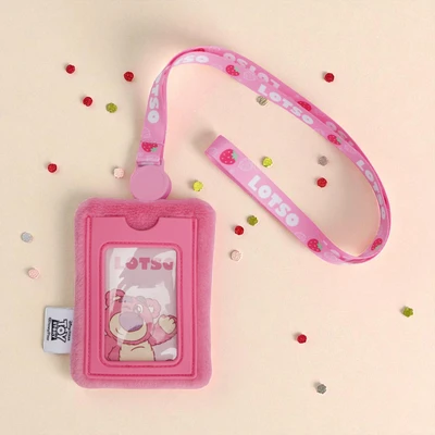 Gambar Disney Toys Story Lanyard Plush Lotso - Pink