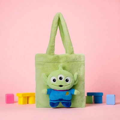 Gambar Disney Toy Story Tote Bag  Alien - Hijau