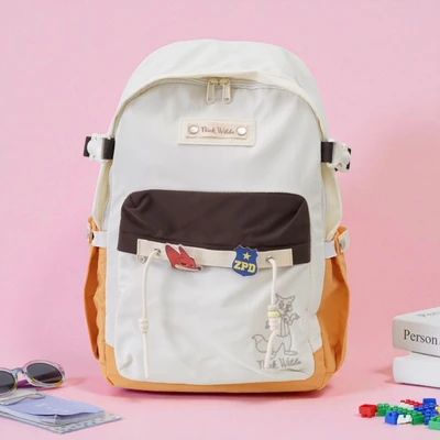 Gambar Disney Zootopia Tas Ransel Anak - Krem