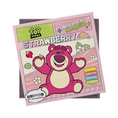 Gambar Disney Toy Story Set Buku Mewarnai DIY Sand Painting Lotso - Mix