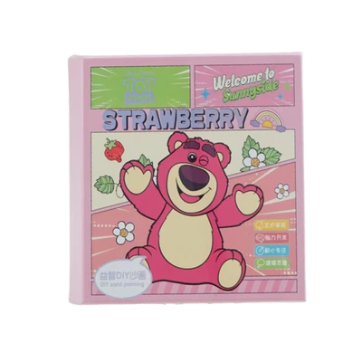 Gambar Disney Toy Story Set Buku Mewarnai DIY Sand Painting Lotso - Mix