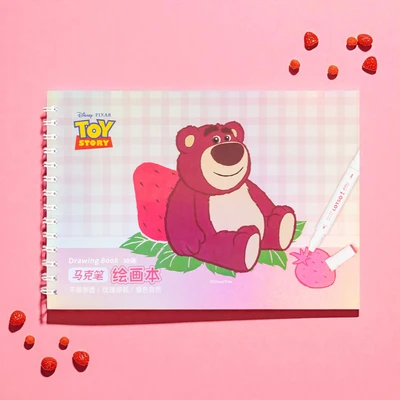 Gambar Disney Buku Gambar Toy Story Lotso A4 - Pink