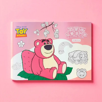 Gambar Disney Buku Mewarnai Toy Story Lotso B5 - Pink