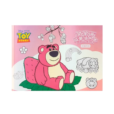 Gambar Disney Buku Mewarnai Toy Story Lotso B5 - Pink