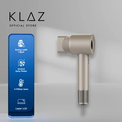 Gambar Klaz Freya Hair Dryer High Speed 1600 Watt - Abu-Abu Taupe