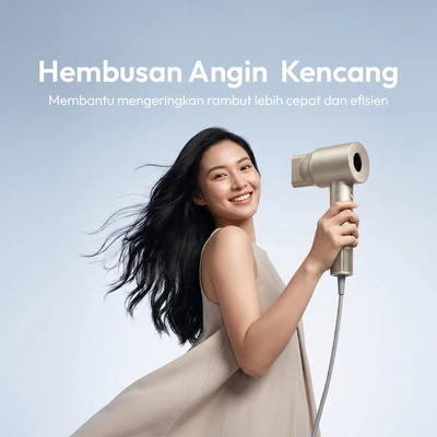 Gambar Klaz Freya Hair Dryer High Speed 1600 Watt - Abu-Abu Taupe