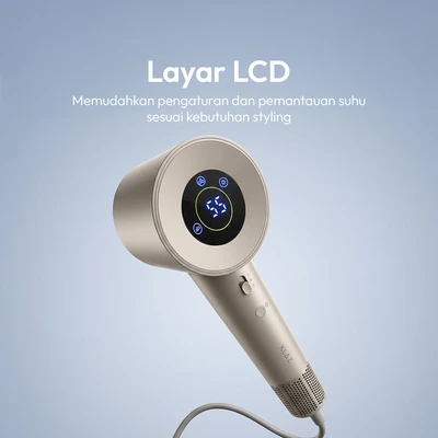 Gambar Klaz Freya Hair Dryer High Speed 1600 Watt - Abu-Abu Taupe