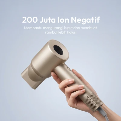 Gambar Klaz Freya Hair Dryer High Speed 1600 Watt - Abu-Abu Taupe