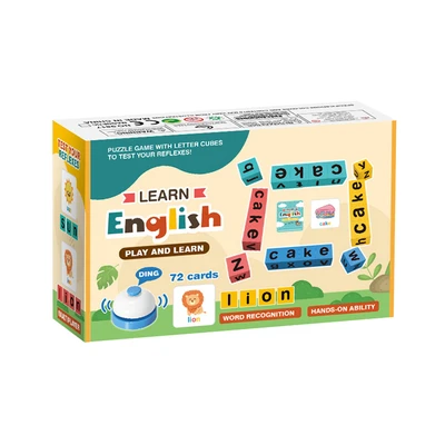 Gambar Kiddy Fun Set Puzzle & Letter Cubes - Mix