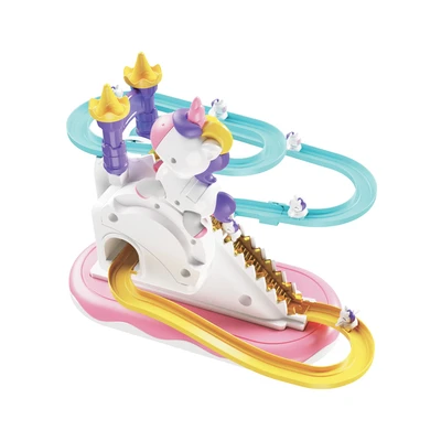 Gambar Kiddy Fun Playset Unicorn Slide Double Track Random