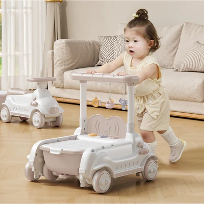 Gambar Kindla Baby Walker Multifunction 3 in 1 - Cokelat