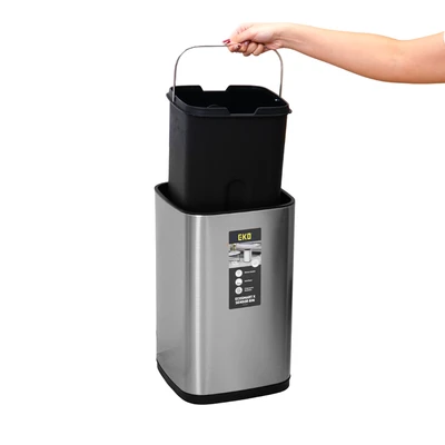 Jual Eko Ecosmart Tempat Sampah Sensor Gerak Stainless Steel 12 Liter ...