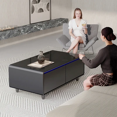 Gambar Informa Arctiq Meja Tamu Smart Rectangle - Hitam