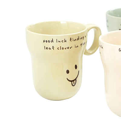 Gambar Informa Kona Mug Porcelain 340 ml Set 4 pcs - Mix