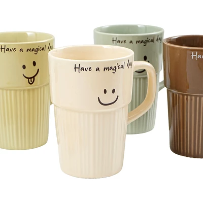 Gambar Informa Kona Mug Porcelain 400 ml Set 4 pcs - Mix