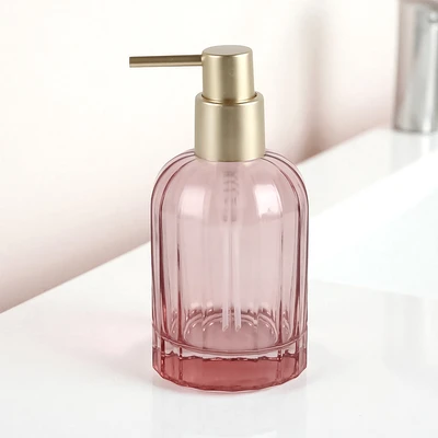 Gambar Informa 286 ml Hannah Dispenser Sabun Cair Kaca - Pink